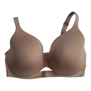 CACIQUE Full Coverage Lightly Lined Bra Nude | Size 38G